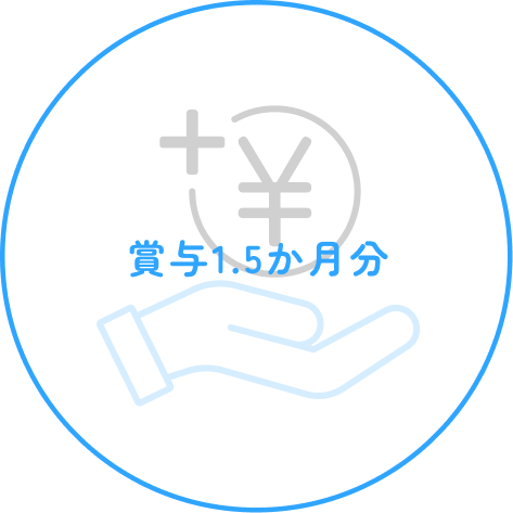 賞与1.5か月分